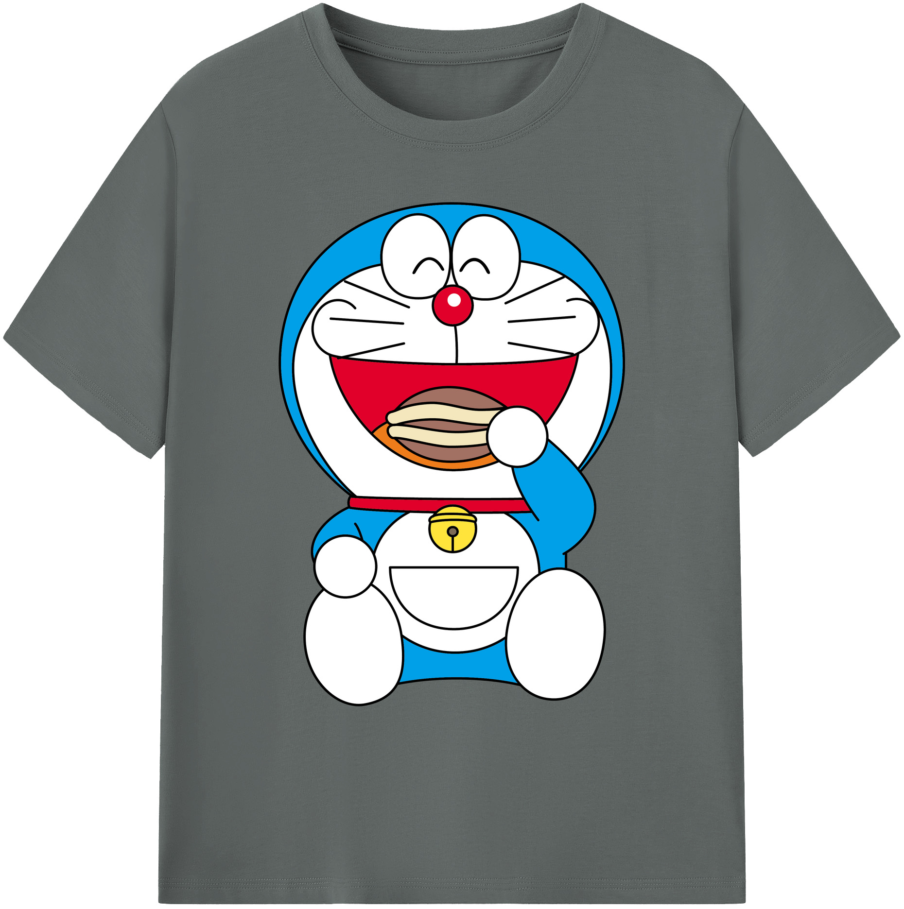 （画像用） ドラえもん Doraemon 綿100％ メンズ半袖Tシャツ｜肌触りやわらか＆通気性